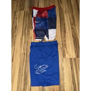 Nike Boys L Large‎ 14/16 Shorts Dri-fit Lot EUC Pockets Thin Athletic Elite
